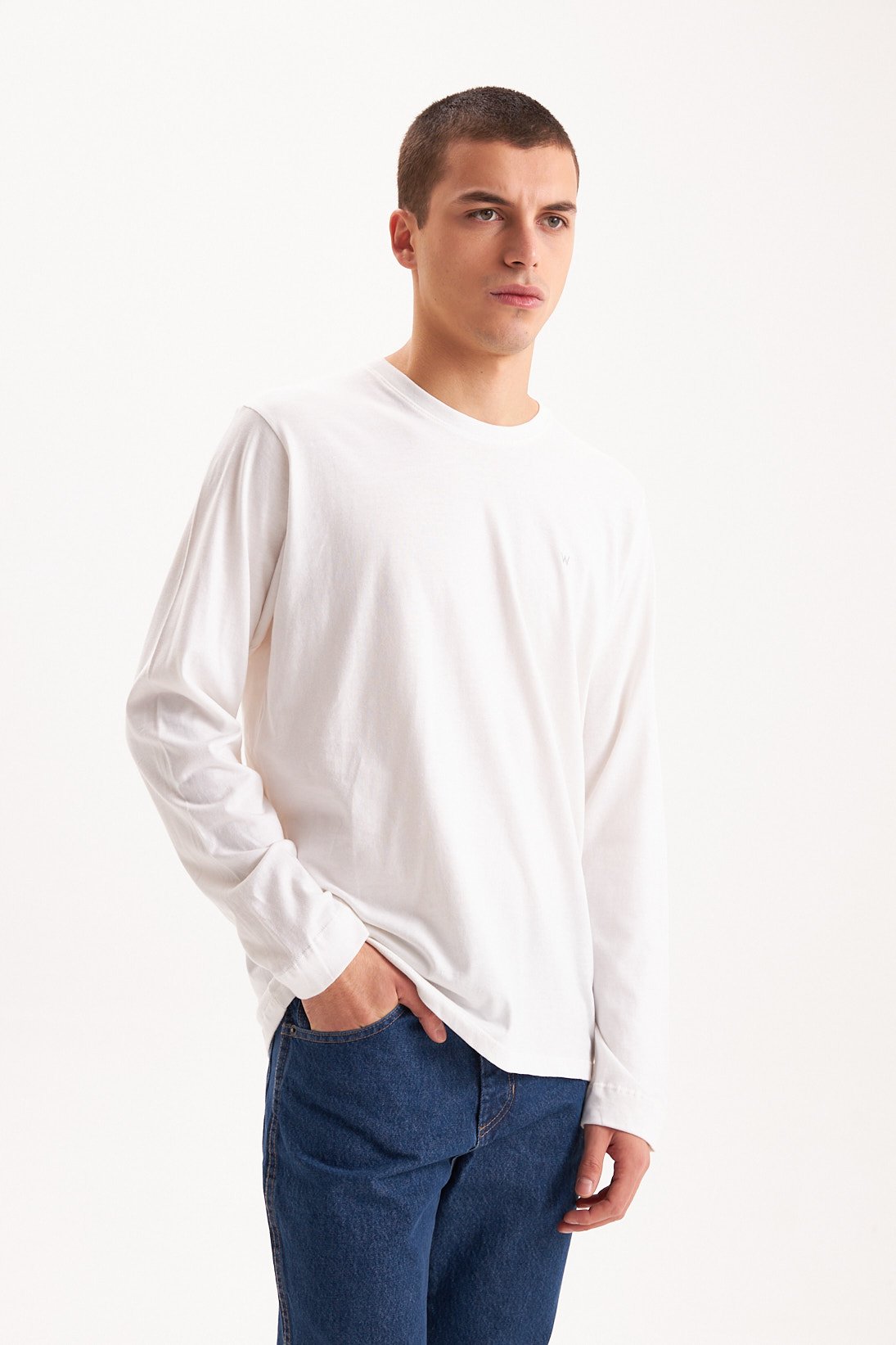 Remera LS Embroidery W